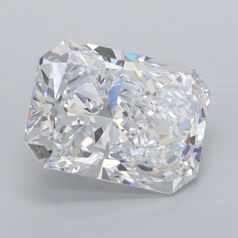1.50 Carat Radiant Shaped, Excellent Cut, E Color, VS2 Clarity, IGI Certified Lab Grown Diamond
