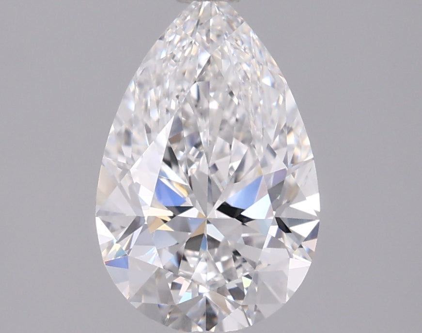 1.57 Carat Pear Shaped, Ideal Cut, D Color, VS2 Clarity, IGI Certified Lab Grown Diamond