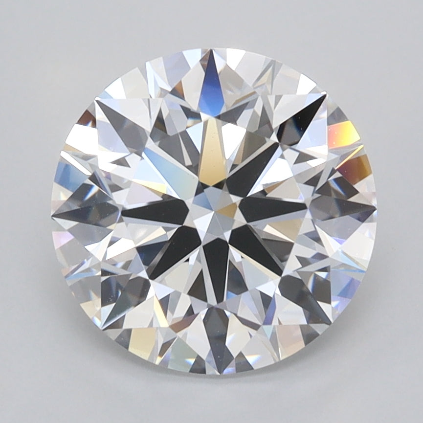2.72 Carat Round Shaped, Ideal Cut, D Color, VVS1 Clarity, IGI Certified Lab Grown Diamond