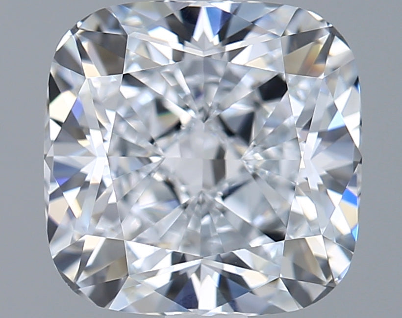 2.08 Carat Cushion Shaped, Ideal Cut, E Color, VVS1 Clarity, IGI Certified Lab Grown Diamond