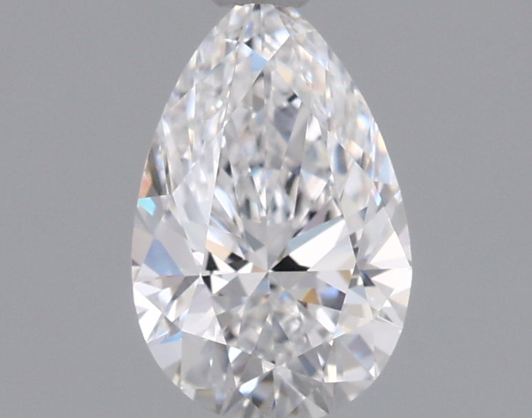 0.76 Carat Pear Shaped, Excellent Cut, D Color, VVS1 Clarity, IGI Certified Lab Grown Diamond