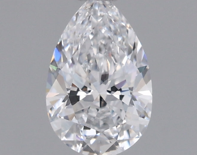 0.49 Carat Pear Shaped, Ideal Cut, D Color, VS1 Clarity, IGI Certified Lab Grown Diamond