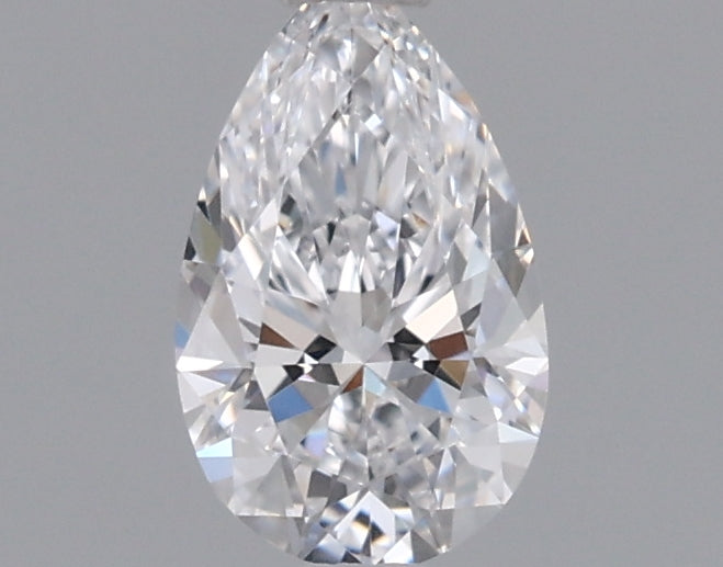 0.46 Carat Pear Shaped, Ideal Cut, D Color, VVS1 Clarity, IGI Certified Lab Grown Diamond
