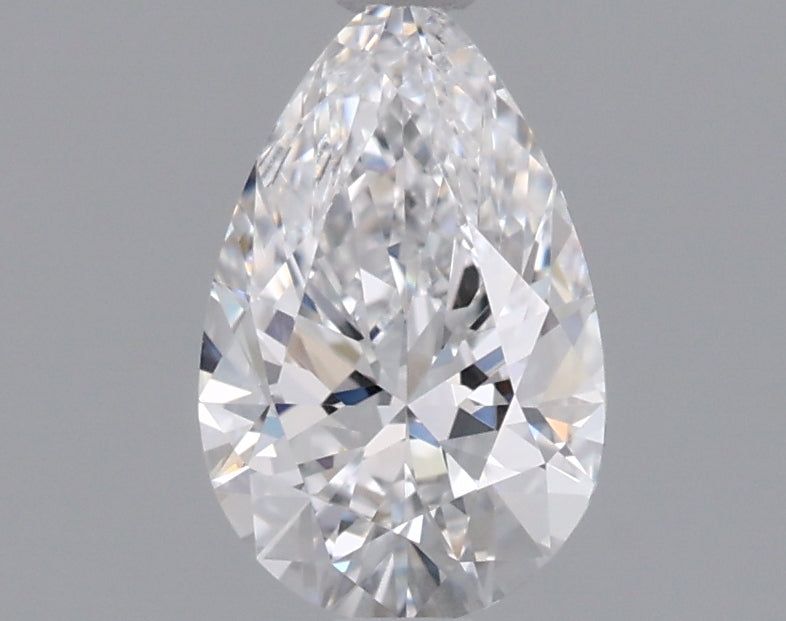 0.74 Carat Pear Shaped, Ideal Cut, D Color, VVS1 Clarity, IGI Certified Lab Grown Diamond