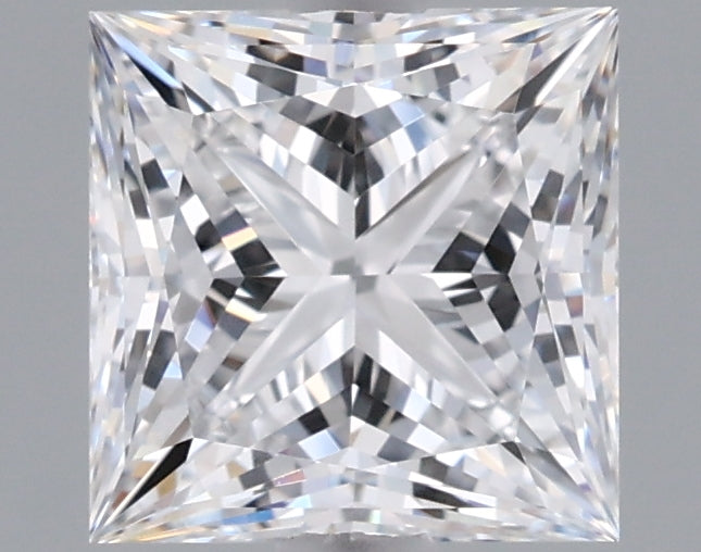 1.52 Carat Princess Shaped, Ideal Cut, D Color, VVS1 Clarity, IGI Certified Lab Grown Diamond
