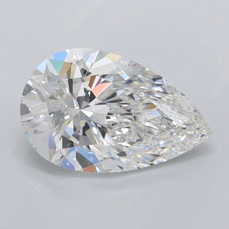 1.05 Carat Pear Shaped, Excellent Cut, E Color, VVS1 Clarity, IGI Certified Lab Grown Diamond