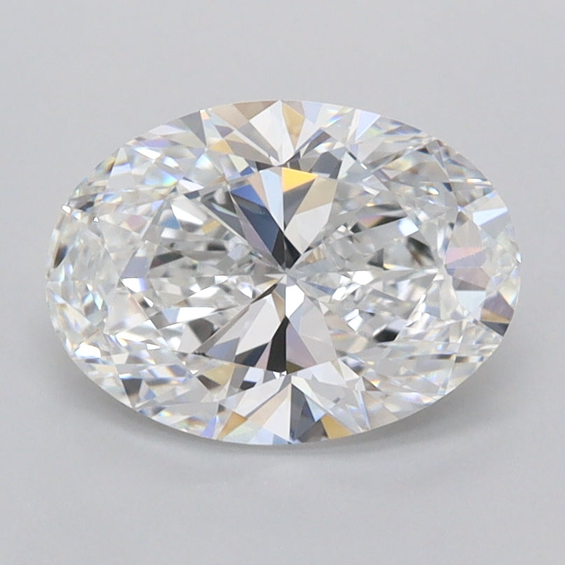 1.58 Carat Oval Shaped, Ideal Cut, D Color, FL Clarity, IGI Certified Lab Grown Diamond