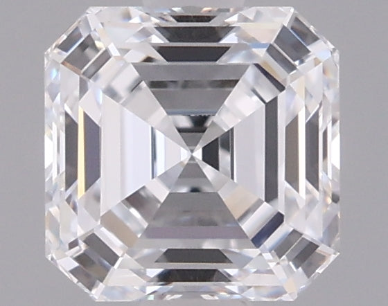 1.06 Carat Asscher Shaped, Ideal Cut, D Color, VVS1 Clarity, IGI Certified Lab Grown Diamond