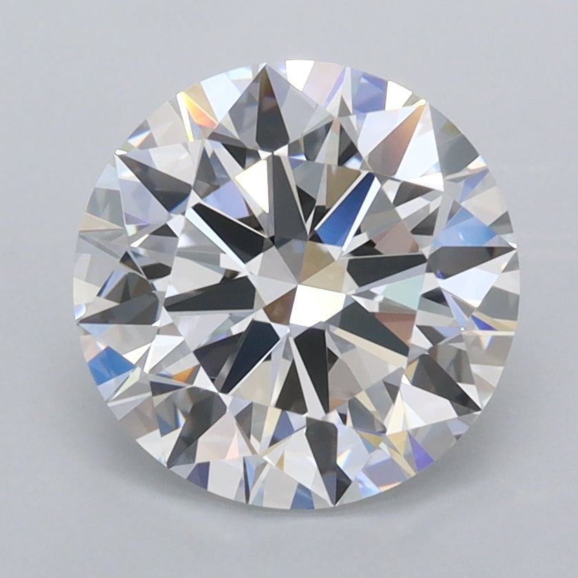 2.53 Carat Round Shaped, Ideal Cut, D Color, IF Clarity, IGI Certified Lab Grown Diamond