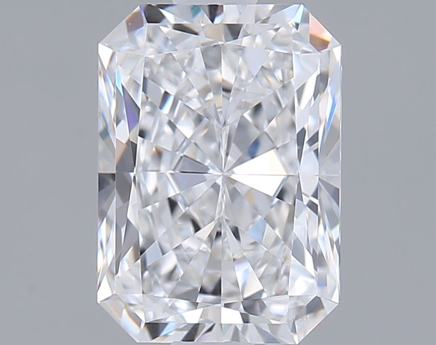 1.51 Carat Radiant Shaped, Ideal Cut, D Color, VVS1 Clarity, IGI Certified Lab Grown Diamond