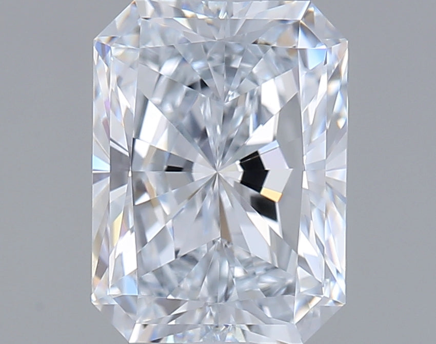 1.51 Carat Radiant Shaped, Ideal Cut, D Color, VVS1 Clarity, IGI Certified Lab Grown Diamond