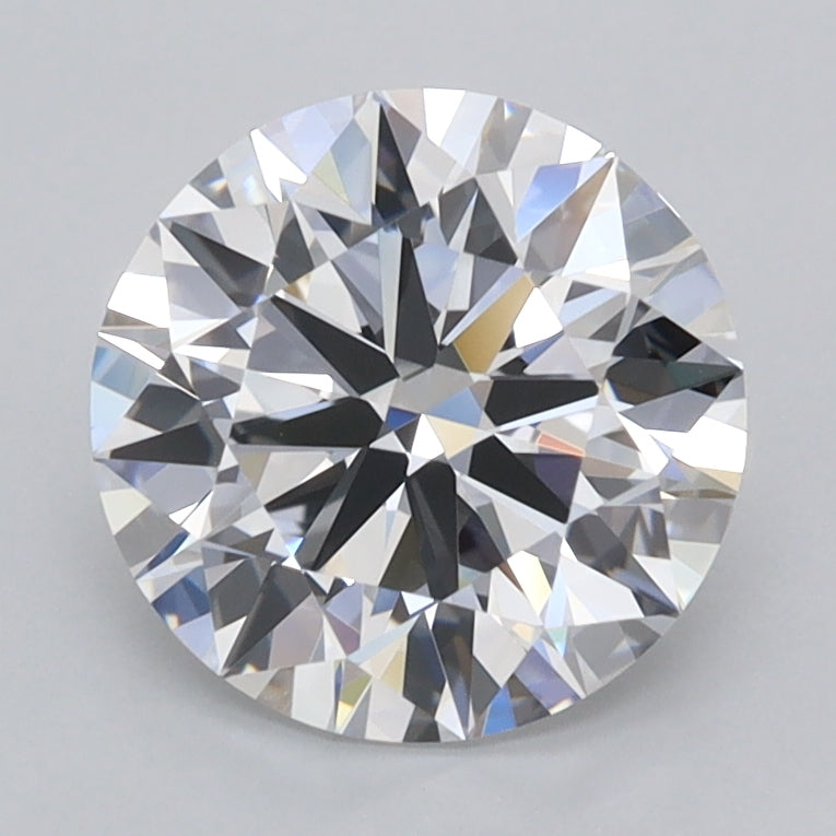 1.94 Carat Round Shaped, Ideal Cut, D Color, FL Clarity, IGI Certified Lab Grown Diamond
