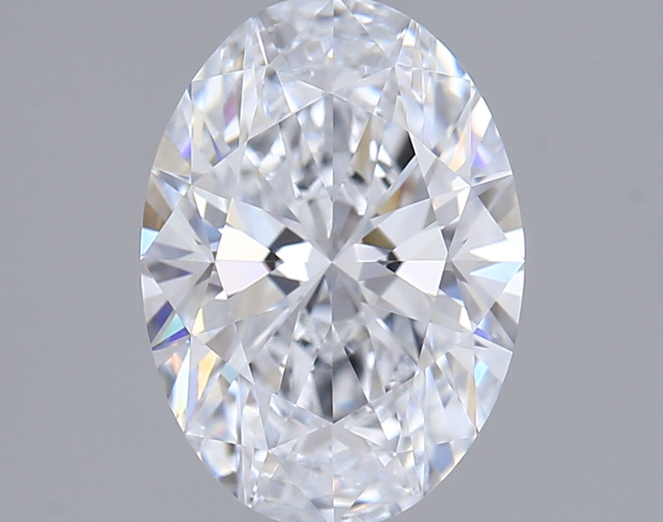 1.61 Carat Oval Shaped, Ideal Cut, D Color, VVS1 Clarity, IGI Certified Lab Grown Diamond