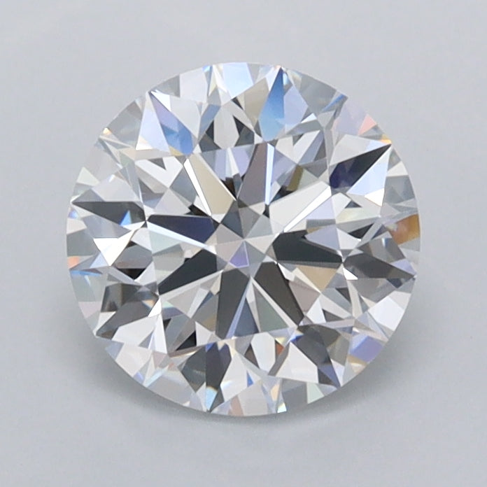 1.27 Carat Round Shaped, Ideal Cut, D Color, VVS2 Clarity, IGI Certified Lab Grown Diamond