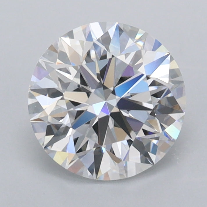 1.56 Carat Round Shaped, Ideal Cut, D Color, VVS2 Clarity, IGI Certified Lab Grown Diamond