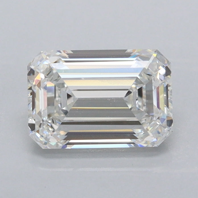 1.06 Carat Emerald Shaped, Ideal Cut, E Color, VVS1 Clarity, IGI Certified Lab Grown Diamond