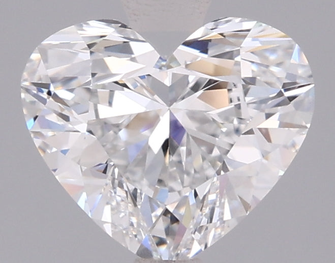 1.53 Carat Heart Shaped, Ideal Cut, D Color, VVS2 Clarity, IGI Certified Lab Grown Diamond