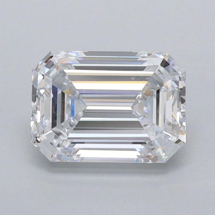 1.03 Carat Emerald Shaped, Ideal Cut, D Color, VVS1 Clarity, IGI Certified Lab Grown Diamond