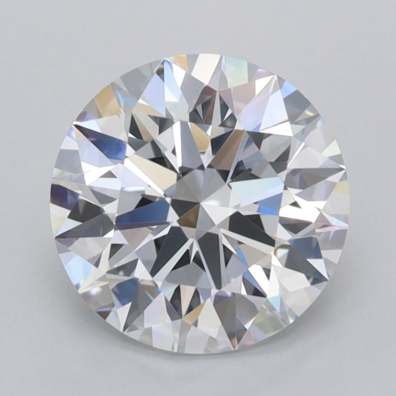 2.02 Carat Round Shaped, Ideal Cut, D Color, VVS1 Clarity, IGI Certified Lab Grown Diamond