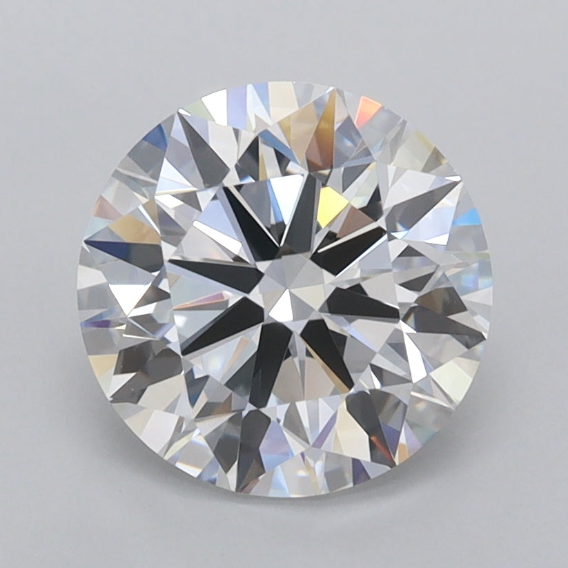 2.02 Carat Round Shaped, Ideal Cut, D Color, VVS1 Clarity, IGI Certified Lab Grown Diamond