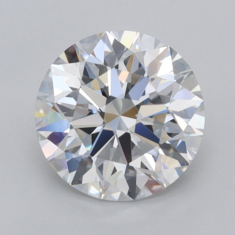 2.01 Carat Round Shaped, Excellent Cut, D Color, VVS1 Clarity, IGI Certified Lab Grown Diamond
