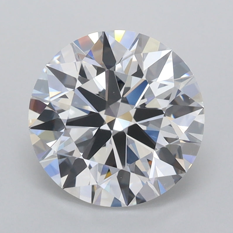 2.01 Carat Round Shaped, Ideal Cut, D Color, VVS1 Clarity, IGI Certified Lab Grown Diamond