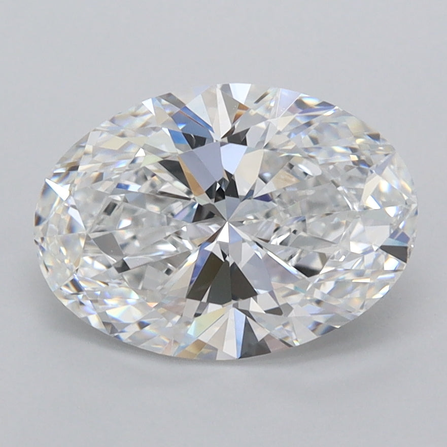 2.09 Carat Oval Shaped, Ideal Cut, D Color, VVS1 Clarity, IGI Certified Lab Grown Diamond