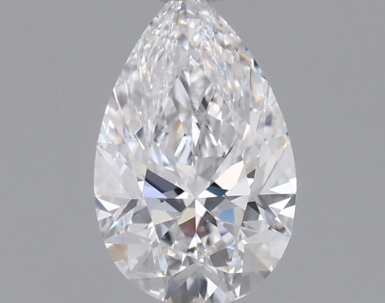 0.74 Carat Pear Shaped, Excellent Cut, D Color, VVS1 Clarity, IGI Certified Lab Grown Diamond