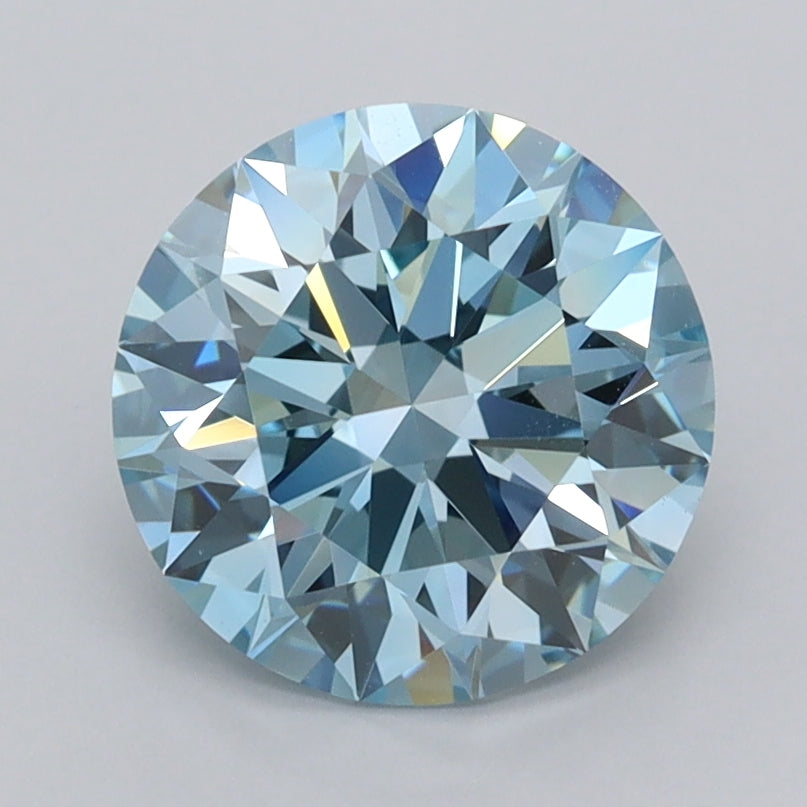 2.00 Carat Round Shaped, Ideal Cut, VVS1 Clarity, IGI Certified Lab Grown Diamond