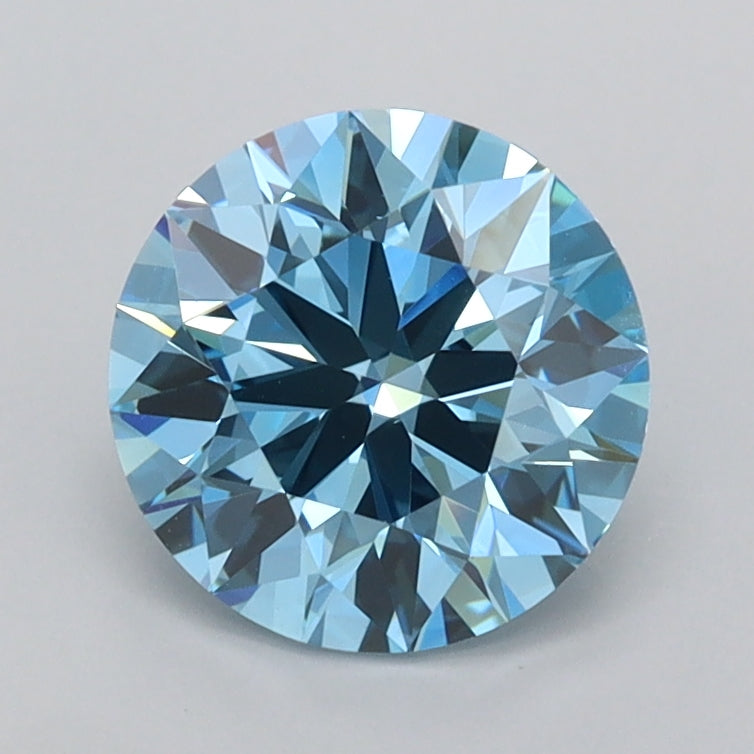 1.46 Carat Round Shaped, Ideal Cut, VS1 Clarity, IGI Certified Lab Grown Diamond