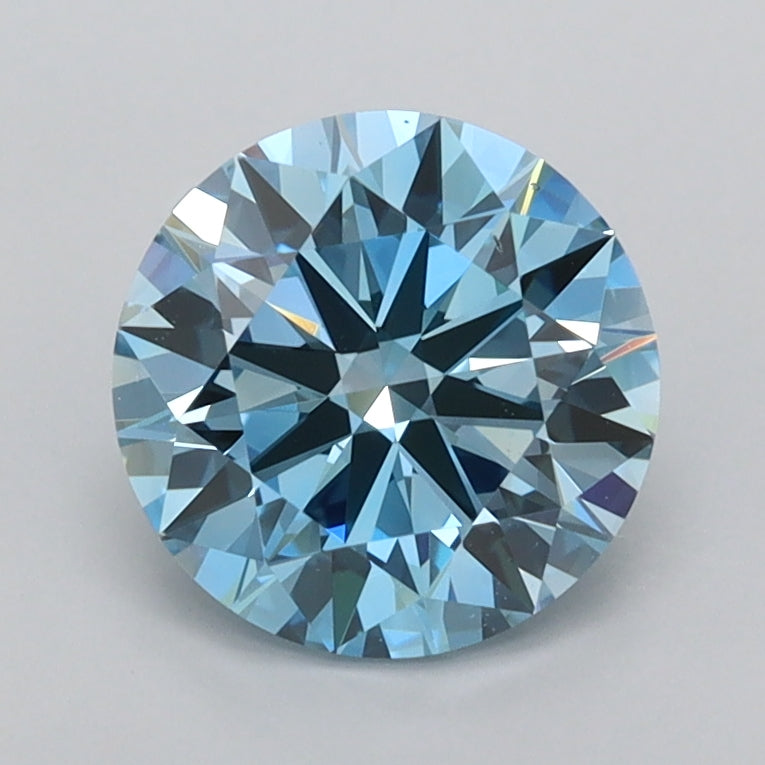 1.47 Carat Round Shaped, Ideal Cut, VVS1 Clarity, IGI Certified Lab Grown Diamond