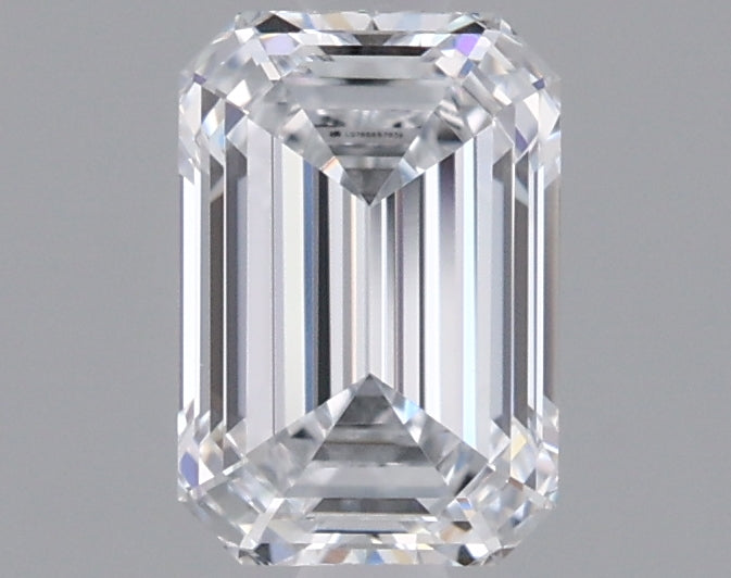 1.06 Carat Emerald Shaped, Ideal Cut, D Color, VVS1 Clarity, IGI Certified Lab Grown Diamond