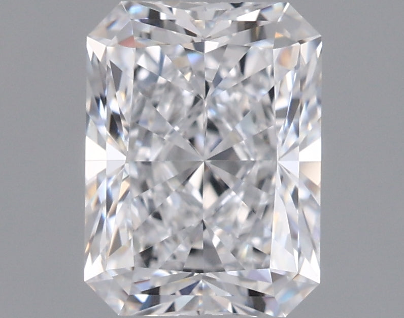 1.54 Carat Radiant Shaped, Excellent Cut, D Color, VVS2 Clarity, IGI Certified Lab Grown Diamond