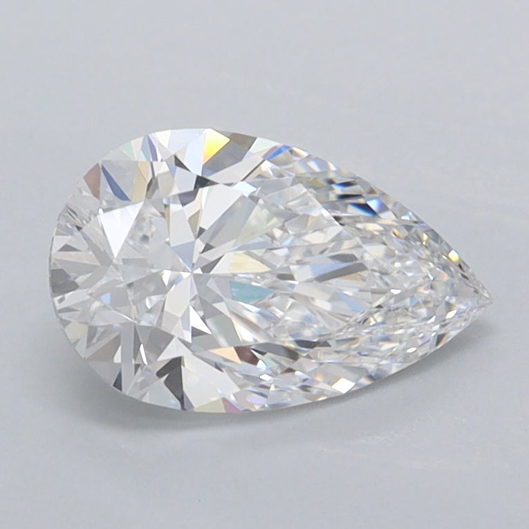 1.00 Carat Pear Shaped, Excellent Cut, E Color, VVS1 Clarity, IGI Certified Lab Grown Diamond