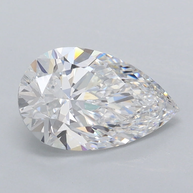 1.03 Carat Pear Shaped, Ideal Cut, E Color, VVS1 Clarity, IGI Certified Lab Grown Diamond