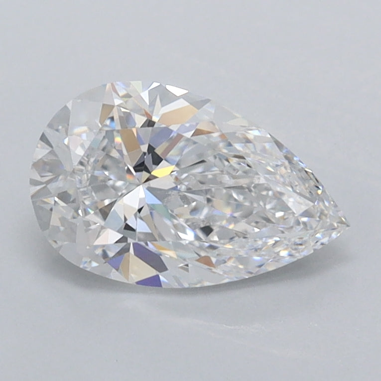 1.03 Carat Pear Shaped, Ideal Cut, D Color, VVS1 Clarity, IGI Certified Lab Grown Diamond