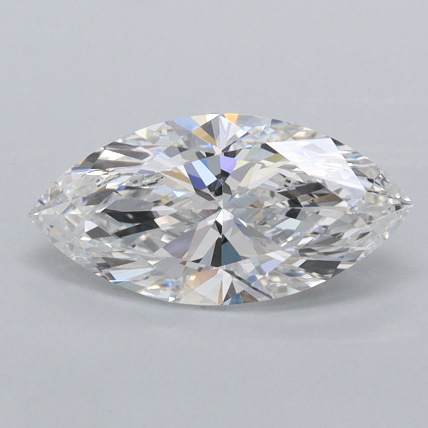 1.06 Carat Marquise Shaped, Ideal Cut, D Color, VVS1 Clarity, IGI Certified Lab Grown Diamond