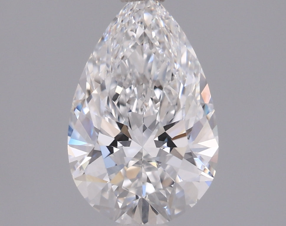 1.03 Carat Pear Shaped, Ideal Cut, D Color, VVS2 Clarity, IGI Certified Lab Grown Diamond