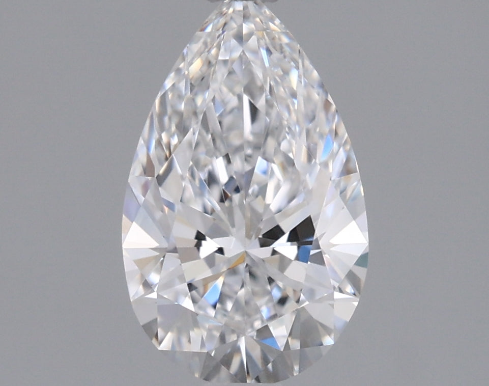 1.03 Carat Pear Shaped, Ideal Cut, D Color, VVS1 Clarity, IGI Certified Lab Grown Diamond