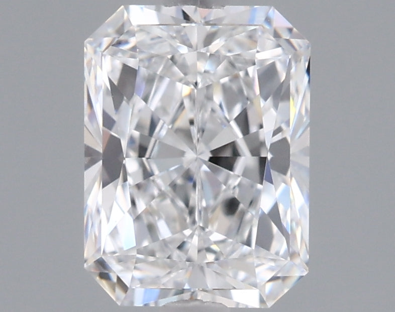 1.54 Carat Radiant Shaped, Ideal Cut, D Color, VVS1 Clarity, IGI Certified Lab Grown Diamond