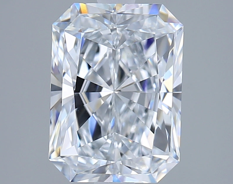 2.07 Carat Radiant Shaped, Ideal Cut, E Color, VVS1 Clarity, IGI Certified Lab Grown Diamond