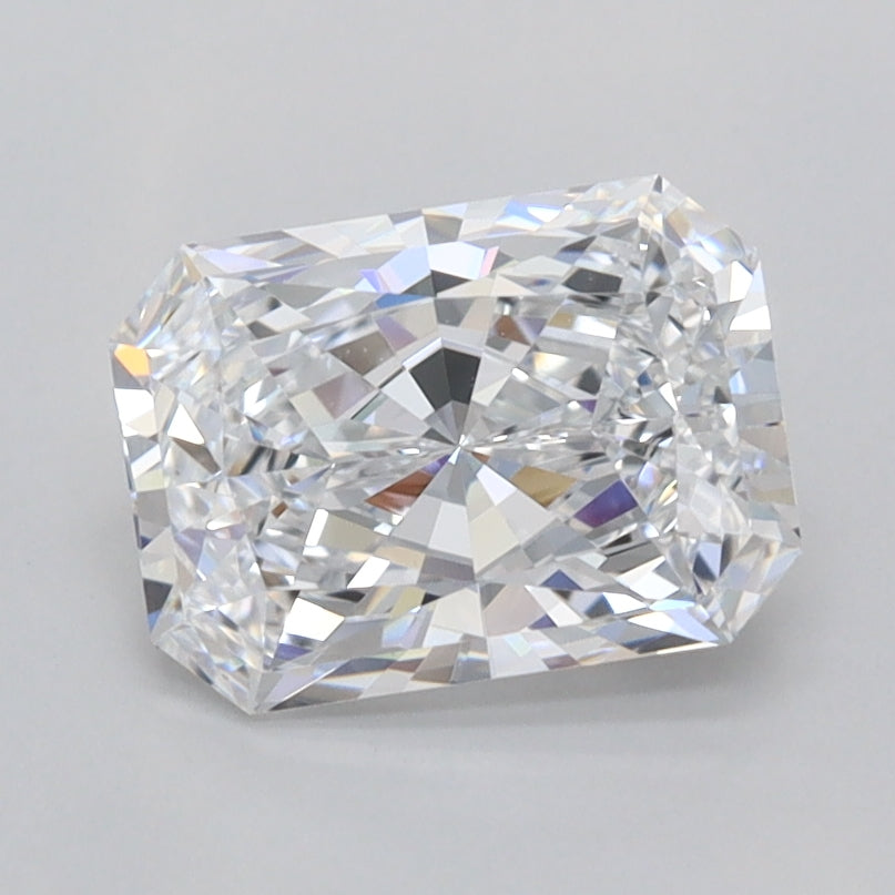 1.41 Carat Radiant Shaped, Ideal Cut, D Color, FL Clarity, IGI Certified Lab Grown Diamond