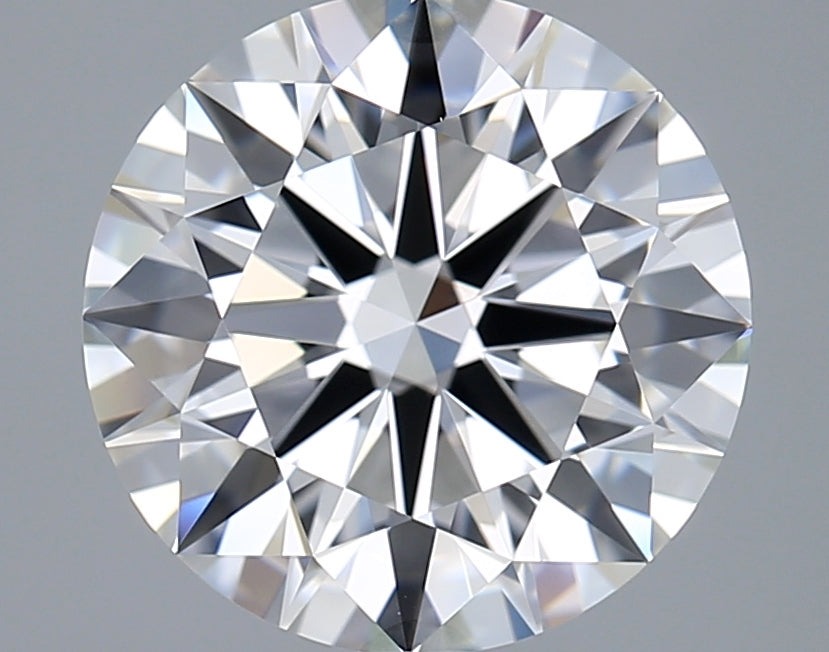 3.06 Carat Round Shaped, Ideal Cut, E Color, VVS1 Clarity, IGI Certified Lab Grown Diamond