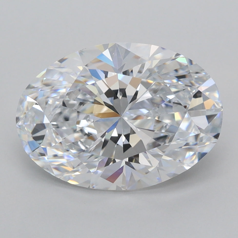 3.04 Carat Oval Shaped, Excellent Cut, E Color, IF Clarity, IGI Certified Lab Grown Diamond