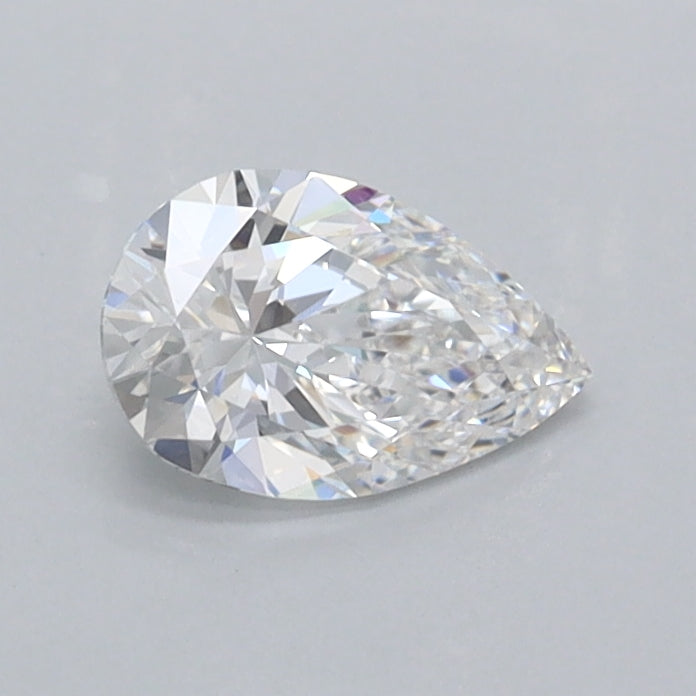0.50 Carat Pear Shaped, Ideal Cut, D Color, VVS2 Clarity, IGI Certified Lab Grown Diamond