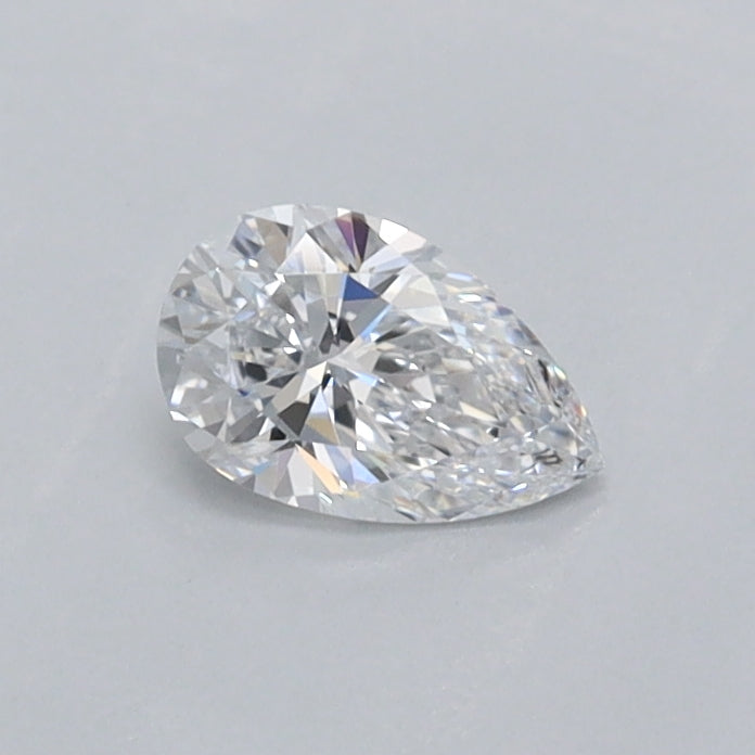 0.32 Carat Pear Shaped, Ideal Cut, D Color, VVS2 Clarity, IGI Certified Lab Grown Diamond
