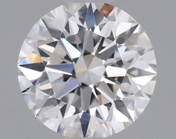 0.57 Carat Round Shaped, Ideal Cut, D Color, VVS2 Clarity, IGI Certified Lab Grown Diamond