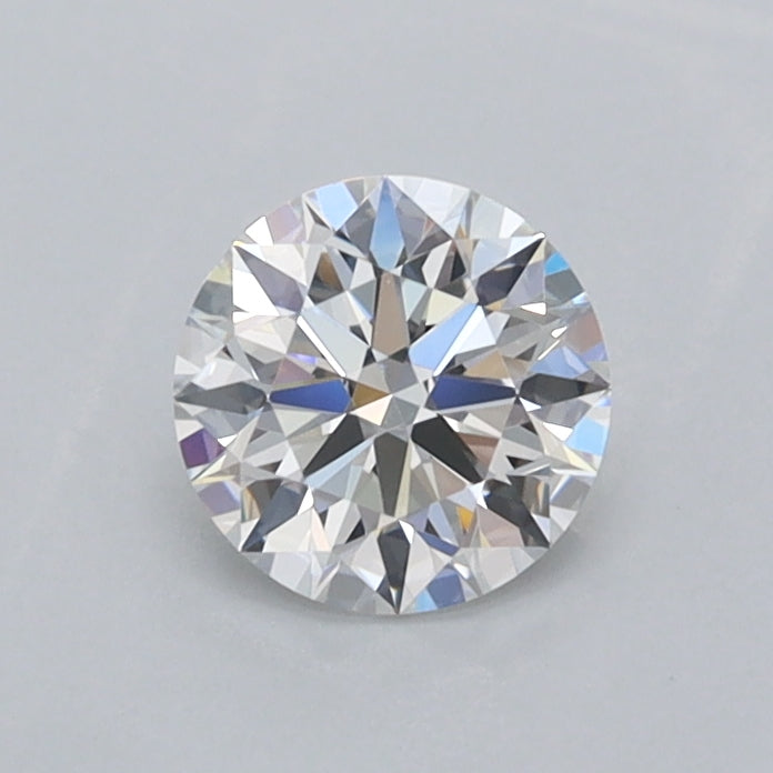0.58 Carat Round Shaped, Ideal Cut, D Color, VVS1 Clarity, IGI Certified Lab Grown Diamond