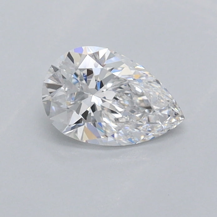 0.43 Carat Pear Shaped, Ideal Cut, D Color, VVS1 Clarity, IGI Certified Lab Grown Diamond