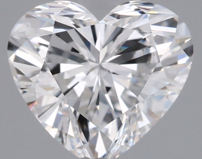 1.53 Carat Heart Shaped, Ideal Cut, D Color, VVS2 Clarity, IGI Certified Lab Grown Diamond